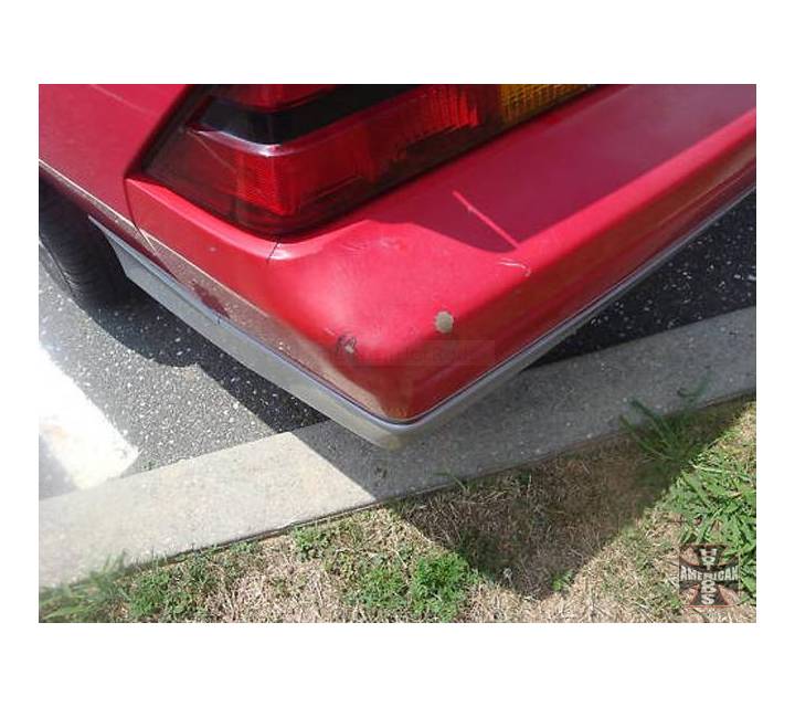 rear bumper cover scratch